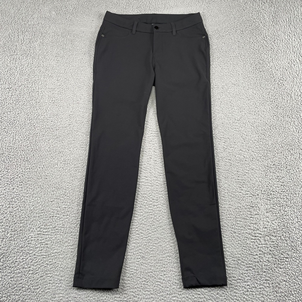 Lululemon Pants Mens 30 Black Commission Slim Fit Warpstreme Chino Trousers